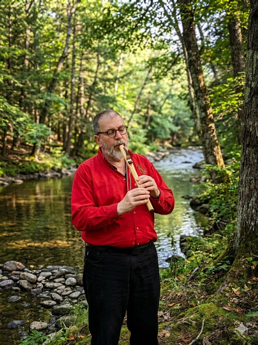 Smoking Bear Native American flute artsit