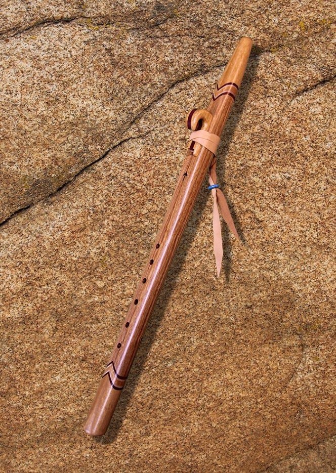 Canary Wood and Yellow Heart Love Flute (D# - 440Hz)