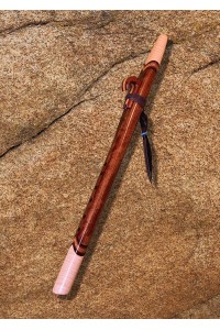 Curly Mesquite and Curly Maple Native American Style Love Flute (E - 432Hz)