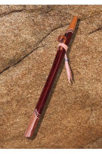 Jarrah and Canary Wood Native American Style Love Flute (E - 432Hz)