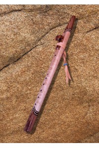 Birds Eye Maple and Zebrawood Native American Style Love Flute  (E - 440Hz)