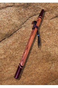 Zebrawood and Wenge Native American Style Love Flute (F - 440Hz)