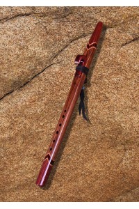 Figured Walnut and Purple Heart Native American Style Love Flute (G - 432Hz)