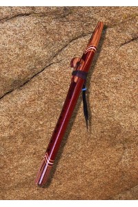 Padauk and Zebrawood Native American Style Love Flute (A - 432Hz)