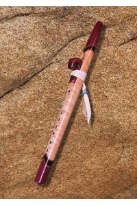Curly Maple and Purpleheart Native American Style Love Flute (A - 432Hz)
