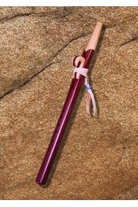 Purpleheart and Curly Maple Craftsman Native American Style Love Flute