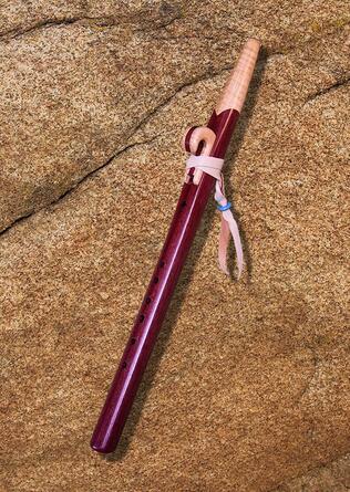 Photo of A Craftsman Native American Style Flute